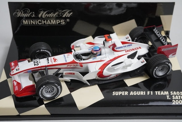 1:43 MINICHAMPS 400060022 Super Aguri F1 Team SA05 2006 #22 model car