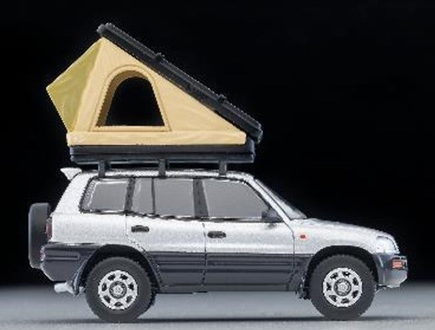 [ Pre-order ] LV-N354c TOMYTEC 1:64 Toyota RAV4J V (Silver) with Tent and Figure 334422