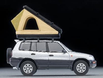 [ Pre-order ] LV-N354c TOMYTEC 1:64 Toyota RAV4J V (Silver) with Tent and Figure 334422