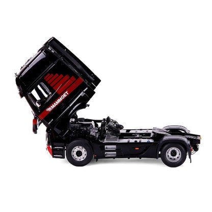 410317 NZG 1:18 Mercedes-Benz Actros Mammut Road Cargo Black model car