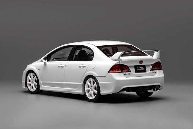 M85404 MOTORHELIX 1:18 Honda Civic Type R FD2 2007 Late Ver Premium White Pearl model car