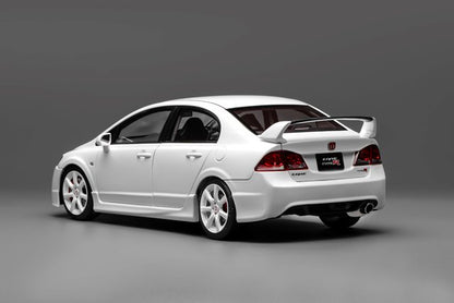 M85404 MOTORHELIX 1:18 Honda Civic Type R FD2 2007 Late Ver Premium White Pearl model car