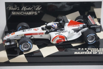 1:43 MINICHAMPS 400050104 BAR Honda 007 Malaysian GP 2005 #4 model car