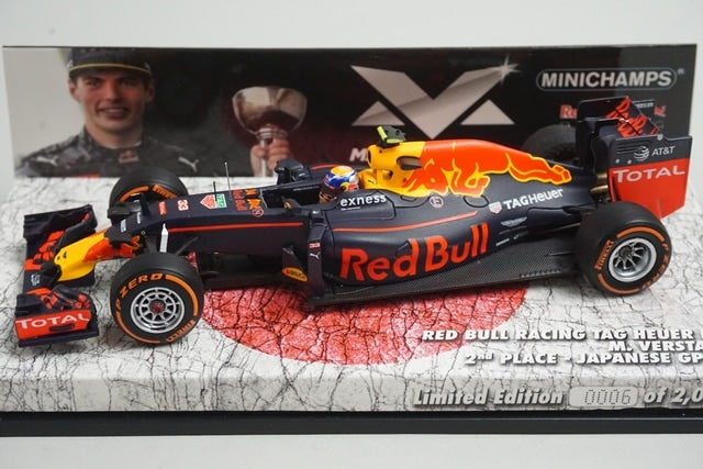 1:43 MINICHAMPS 447161133 Red Bull Racing TAG Heuer RB12 Japanese GP 2016 #33 model car