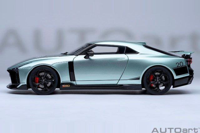 77512 AUTOart 1:18 Nissan GT-R50 by ITALDESIGN Metallic Green Black model car