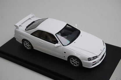1:43 Hi-Story HS156WH Nissan Skyline 25GT Turbo 1998 White model car