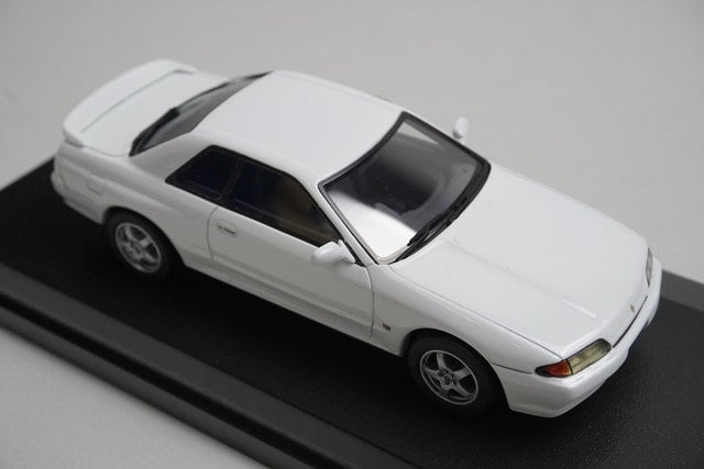 1:43 Hi-Story HS022 Nissan Skyline Sports Coupe GTS-t Type M 1989 Crystal White model car