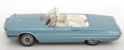 [ Pre-order ] KKDC181341 KK Scale 1:18 Ford Thunderbird Convertible 1966 Light Blue Metallic