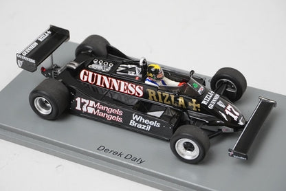 1:43 SPARK S7171 March 811 British GP 1981 #17 D.Daly model car
