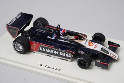 1:43 SPARK S7370 Shadow DN9 Argentine GP 1979 #17 I. Lammers model car