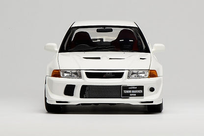 [ Pre-order ] M84305 MOTORHELIX 1:18 Mitsubishi Lancer Evolution VI GRS T.M.E SCOTIA WHITE