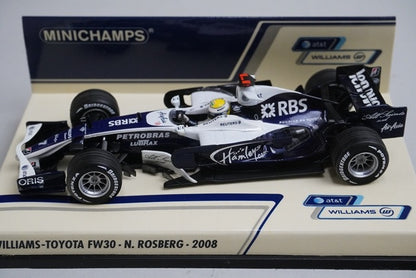 1:43 MINICHAMPS 400080007 Williams Toyota FW30 2008 #7 model car