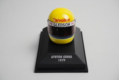 1:43 MINICHAMPS 540381913 Helmet 1979/80 Ayrton Senna model car