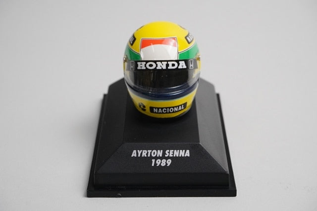 1:43 MINICHAMPS 540380901 Helmet 1989 Ayrton Senna model car