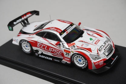 1:43 EBBRO 43906 Lexus Eclipse Advan SC430 Super GT500 2007 #25 White/Red model car
