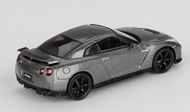 MGT01089-BL TSM MINI-GT 1:64 Nissan GT-R Nismo 2013 R35 CRS Version Dark Metallic Gray (Right-hand drive) *Blister packaging