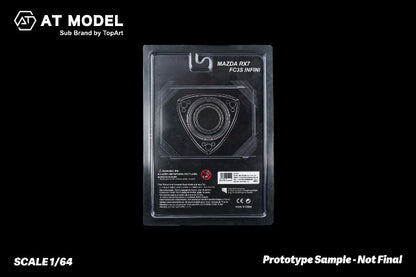 AT64006 AT MODEL 1:64 Mazda RX7 FC3S Infini White Blister Packaging model car