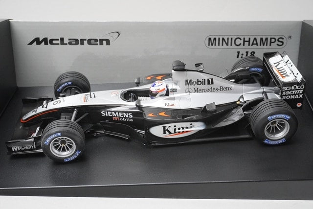 1:18 MINICHAMPS 530031816 McLaren Mercedes MP4-18 2003 #6 model car