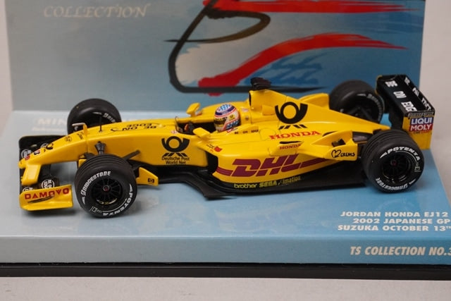 1:43 MINICHAMPS 518024310 Jordan Honda EJ12 Japanese GP Suzuka 2002 #10 model car