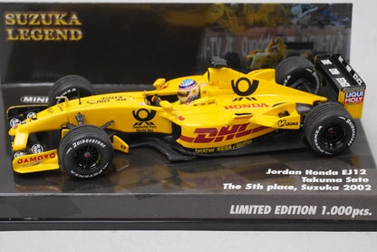 1:43 MINICHAMPS 403020010 Suzuka Legend Jordan Honda EJ12 2002 Suzuka model car