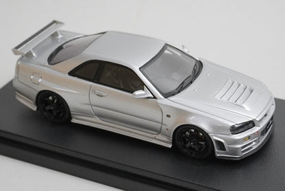 1:43 HPI 8851 Hobby Japan Custom Nissan NISMO R34 Z-tune Proto Original Silver model car