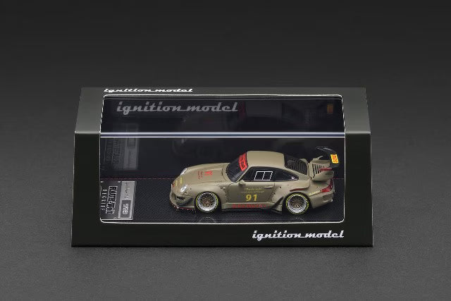 IG3873 ignition model 1:64 RWB 993 Matte Green