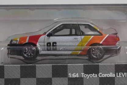 LL-009-28 DCT 1:64 Toyota Corolla Levin AE86 TRD RHD