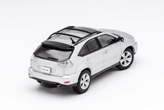 KS-035-278 GCD Gaincorp Products 1:64 Toyota Lexus RX300 Silver with Surfboard (Random Pattern)