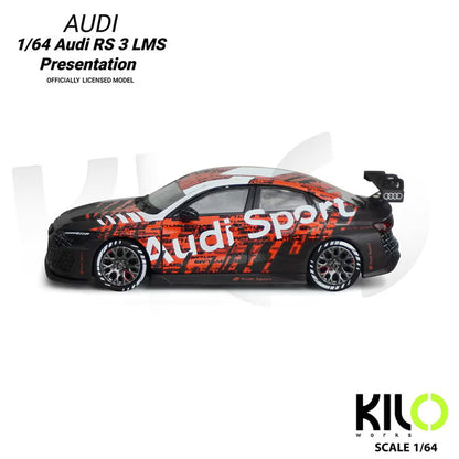 KLW0024-2 KILOworks 1:64 Audi RS 3 LMS Presentation