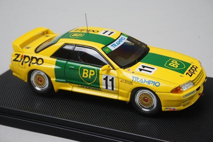 1:43 EBBRO 44156 Nissan BP Trampio Skyline Gr.A 1993 #11 Yellow model car