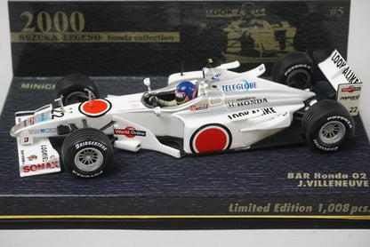 1:43 MINICHAMPS 409000022 Suzuka Circuit Custom BAR Honda 02 #22 model car