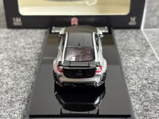 SW Street Weapon 1:64 BMW G82 M4 Wide-Body Modified Modification Alexander Silver Carbon Cap