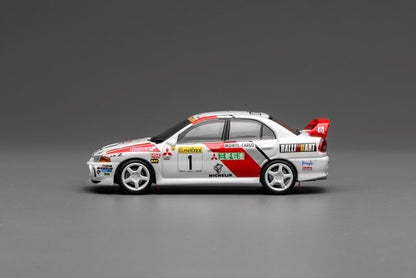 [ Pre-order ] M64010 MOTORHELIX 1:64 Scale Mitsubishi Lancer Evolution IV GSR Monte Carlo Livery
