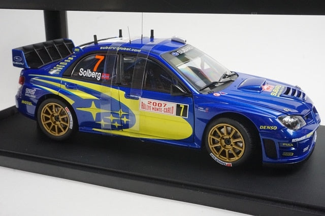 1:18 AUTOart 80790 Subaru Impreza WRC Monte Carlo Rally 2007 #7 P. Solberg