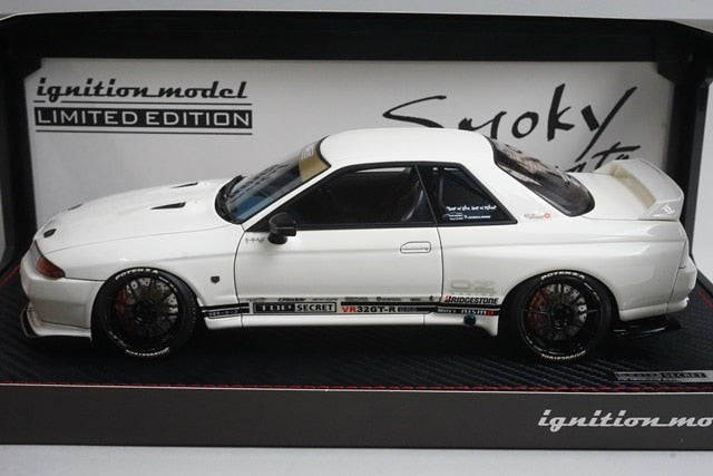 1:18 ignition model IG2103 Nissan TOP SECRET GT-R (VR32) TAS 2020 White by Mr.Smokey Nagata