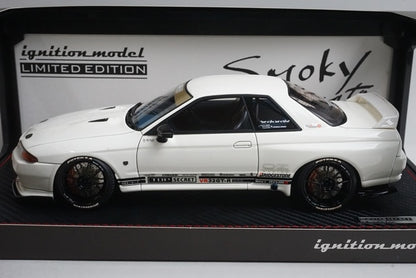 1:18 ignition model IG2103 Nissan TOP SECRET GT-R (VR32) TAS 2020 White by Mr.Smokey Nagata