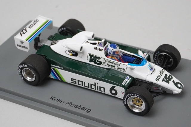 1:43 Spark S7499 Williams FW08 German Grand Prix 1982 #6 model car