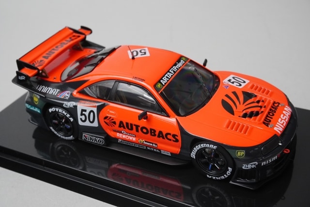 1:43 EBBRO 44254 Nissan ARTA Skyline R33 JGTC 1998 #50 High Downforce model car