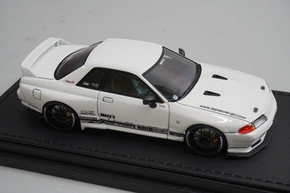 1:43 ignition model IG1526 Nissan TOP SECRET GT-R VR32 White model car