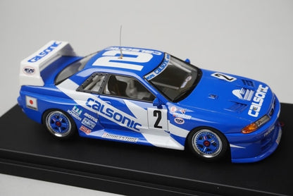 1:43 HPI 8418 Mirage Nissan Calsonic Skyline GT-R Suzuka 1993 #2