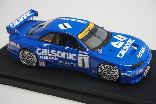 1:43 HPI 44769 Ebro Custom Nissan Calsonic Skyline GT-R JGTC Sugo 1996 #1 model car