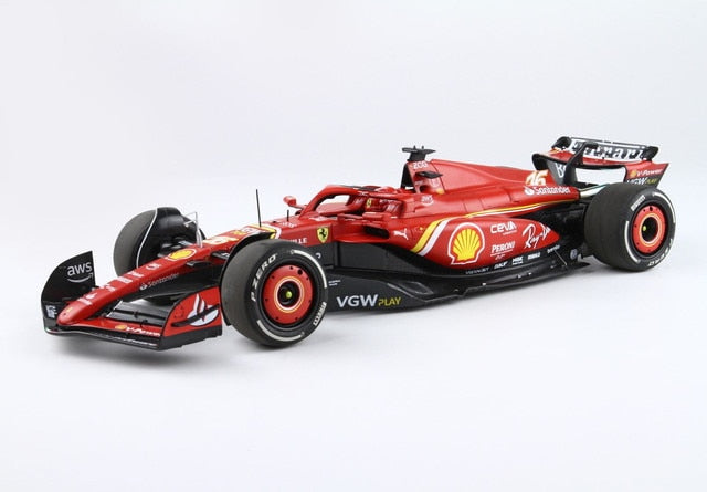 BBR241816DIE BBR 1:18 Ferrari SF-24 Australian GP 2024 C. Leclerc #16 Luxury Packaging with Clear Case