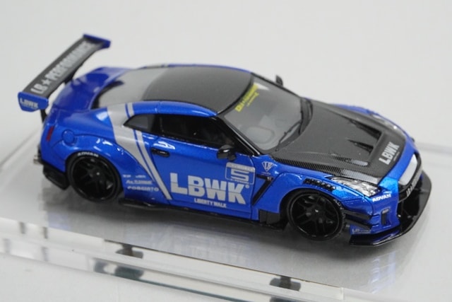 1:64 ignition model IG2368 Nissan LB-WORKS GT-R R35 Type 2 Blue