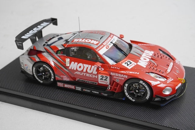 1:43 EBBRO 43830 Nissan Motul Autech Z Super GT 1000km Suzuka 2006 #22 model car