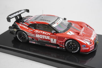 1:43 EBBRO 44232 Nissan Motul Autech GT-R Super GT500 Rd.3 Fuji 2009 #1 model car