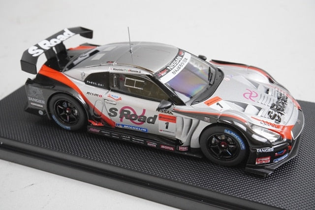 1:43 EBBRO 44679 Nissan S-Road Mora GT-R Super GT500 NISMO Festival 2011 #1 model car