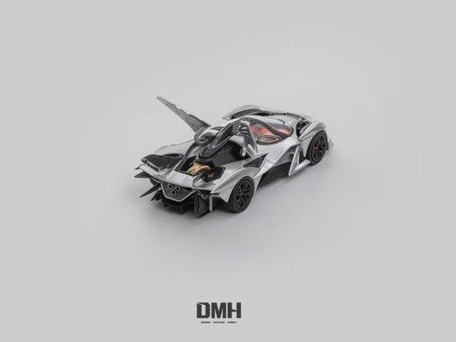 Pre-order ] DMH 1/64 Apollo Project EVO German Supercar Silver