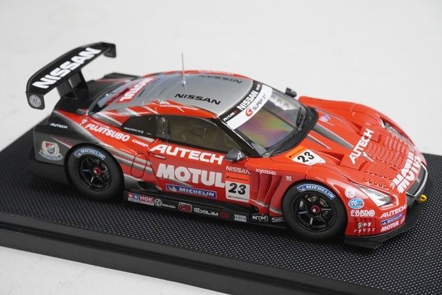 1:43 EBBRO 44323 Nissan Motul Autech GT-R Super GT500 2010 #23 model car