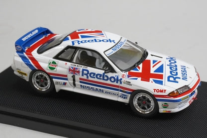 1:43 EBBRO 44160 Nissan Reebok Skyline Gr.A 1990 #1 model car