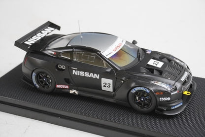 1:43 EBBRO 44169 Nissan GT-R GT1 Malaysia Test 2009 #23 model car
